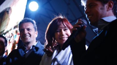 Sergio Massa y Cristina Fernández juntos nuevamente. Foto: Twitter @CFKArgentina