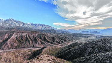Entre Tupungato y Potrerillos (Mendoza) por la Ruta Provincial 89.  