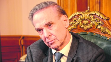 Pichetto. “En octubre tendrá sentido el voto útil. Y el voto de Lavagna está más cerca del nuestro”. Foto Ricardo Carcova,