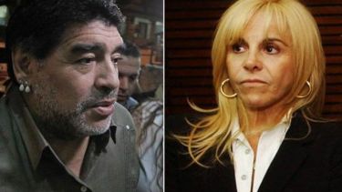 En medio de la puja con Maradona, realizan un operativo en la casa de Claudia Villafañe