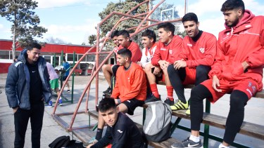 El DT tuvo sus dos primeras prácticas en la sede del club. De miércoles a viernes será en La Chacra. (Fotos: Juan Thomes)