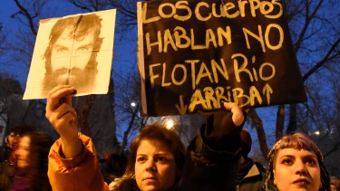 La marcha en Neuquén Foto: Juan Thomes