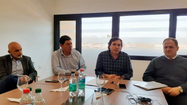 José Gerez y Marcelo Rucci pidieron un nuevo fiscal para Rincón de los Sauces. (Foto: Gentileza.-)