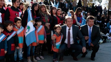 El gobernador participó de los actos centrales en la localidad. Foto: Gentileza.