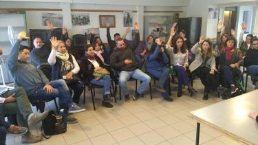 Los trabajadores de ATE votaron realizar un paro para el próximo miércoles. (Gentileza).-