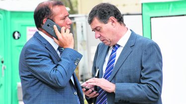 El gobernador Omar Gutiérrez y el ministro Norberto Bruno. Foto: Archivo. 