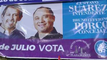 Bruno Porco había sido concejal por el partido de Rioseco y tenía trayectoria antes de ser una colectora de Gustavo Suárez. Foto gentileza 