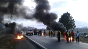 Los piquetes se mantienen desde hace varios días en Chubut.