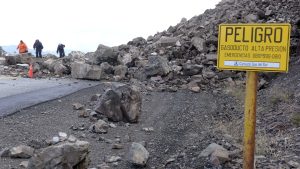 La Angostura: realizan hoy las microdetonaciones en la zona del derrumbe de Ruta 40