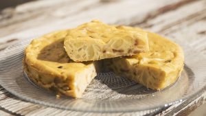 Tortilla de papas sin huevo