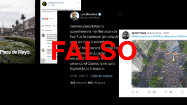 Tres desinformaciones sobre la marcha del #24A a favor de Macri