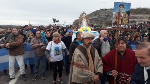 Ceferino de Chimpay: en la peregrinación se siente el impacto de la crisis