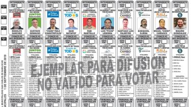 Así quedó la boleta única en Bariloche con diez listas