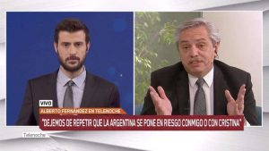 Alberto Fernández – Diego Leuco y una tensa entrevista