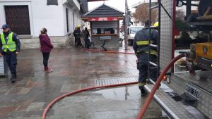 Evitaron que ardiera la caseta del Teleférico
