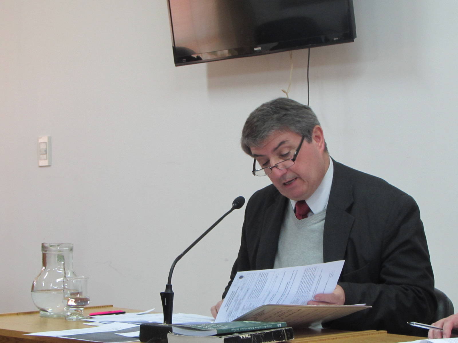 El juez de juicio en el caso, Marcelo Gómez 