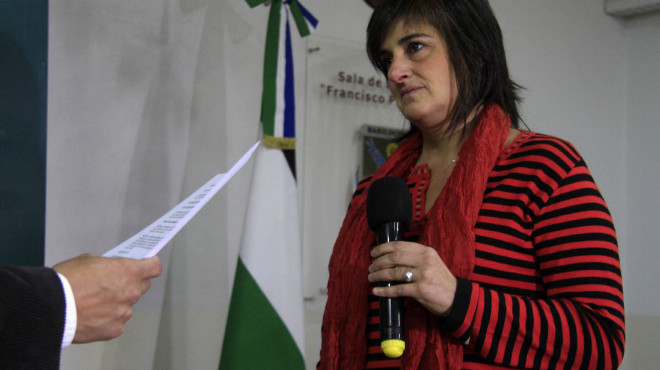 La candidata a intendenta del Frente Grande, Andrea Galaverna, anunció que pelearán en la justicia para competir en la elección municipal del 1 de septiembre. (Archivo)