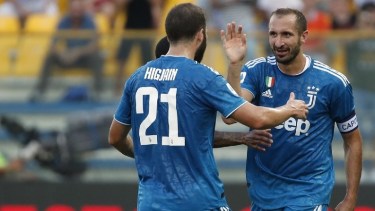 Higuaín estuvo desde el arranque en su vuelta al club de Turín.