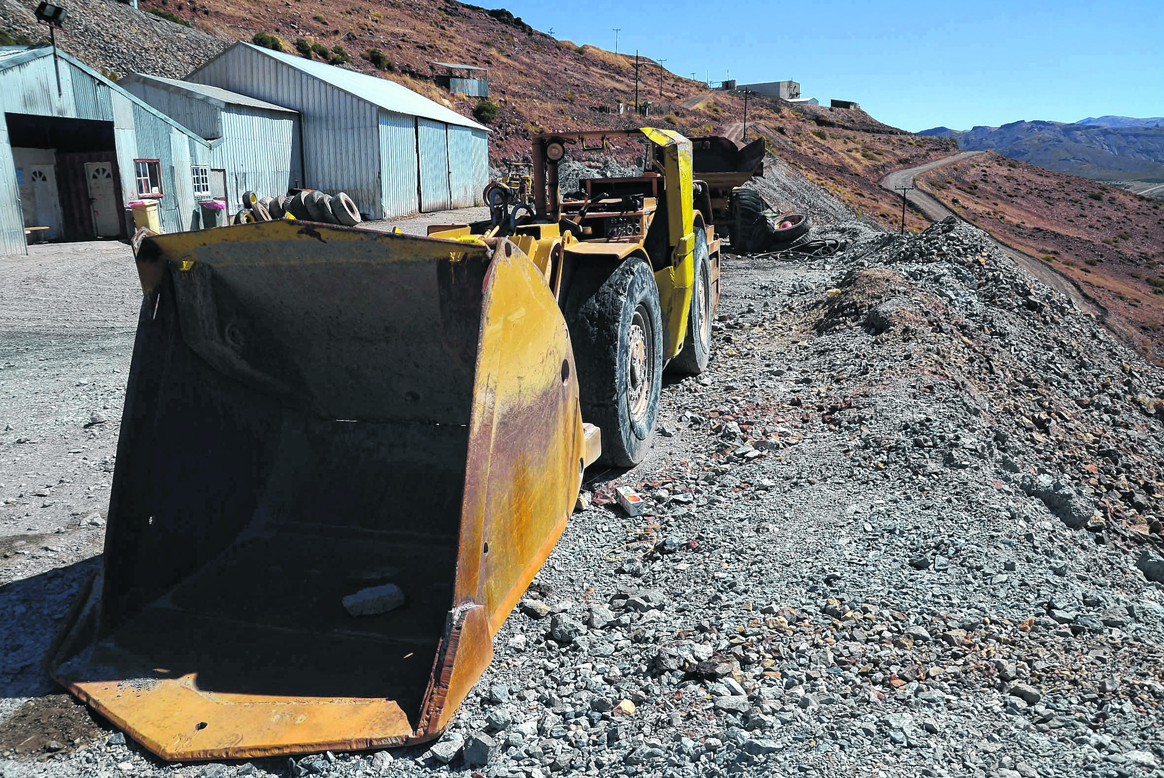 La mina fue abandonada en 2014 por su anterior concesionaria, Andacollo Gold. Foto: archivo.