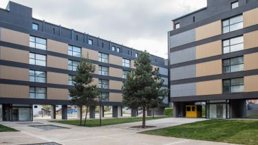 Las viviendas del Procrear en Bariloche fueron edificadas en el barrio El Cóndor. Archivo