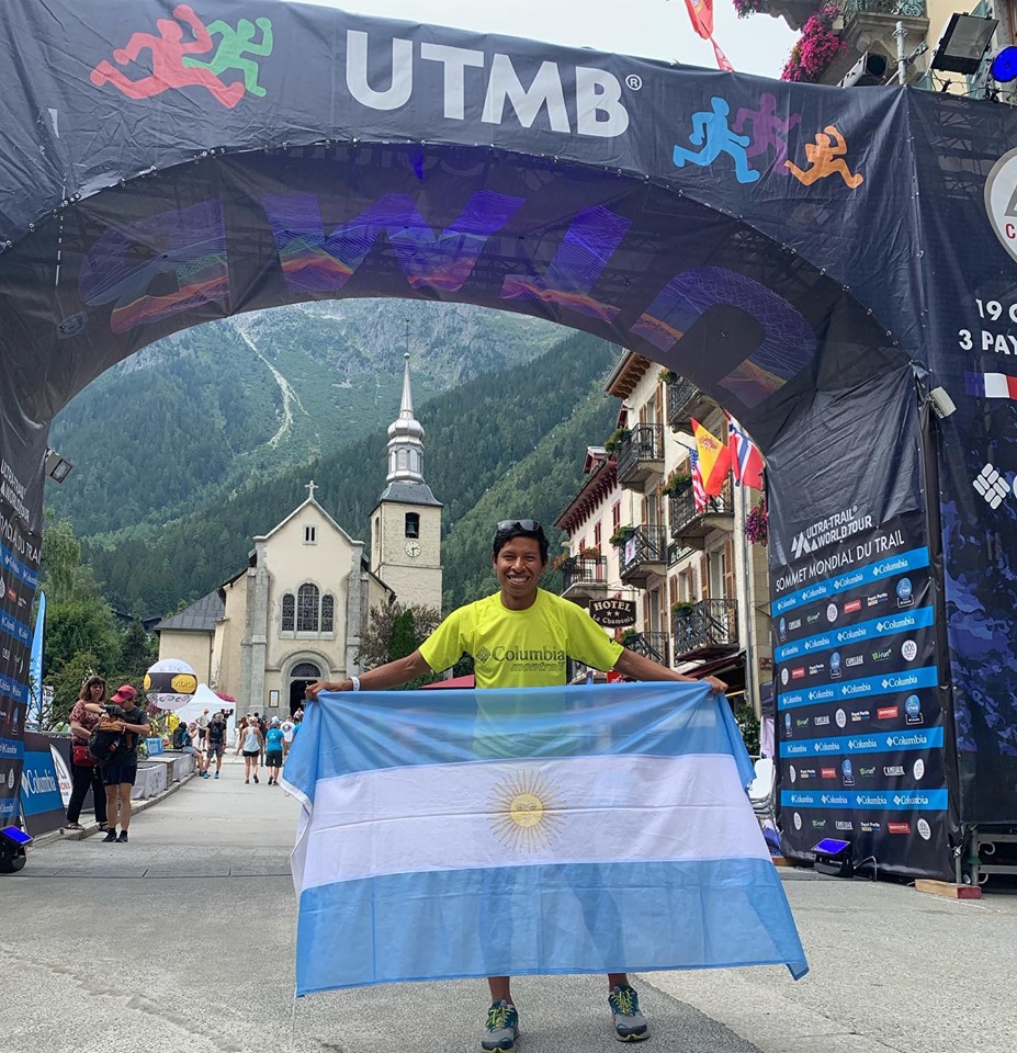 Gabriel Santos Rueda quedó en el noveno lugar del ultra trail Mont Blanc.