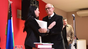 Rousiot asumió el lugar de Francioni. Foto: Mauricio Martin