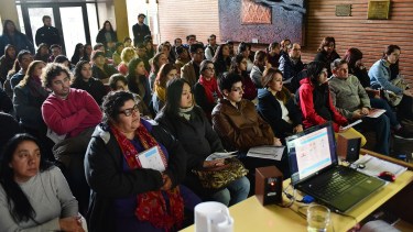 La capacitación para autoridades de mesa en las PASO se realizaron en la Justicia Federal de Viedna. Foto:Mauricio Martin