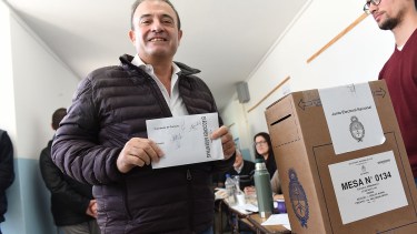 Pesatti durante las PASO declaró que ya definió la fórmula de cara a las elecciones de Viedma. Foto: Mauricio Martin.