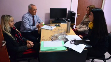 La reunión se relalizó en la Secretaríade Trabajo de la provincia. Foto: Marcelo Ochoa