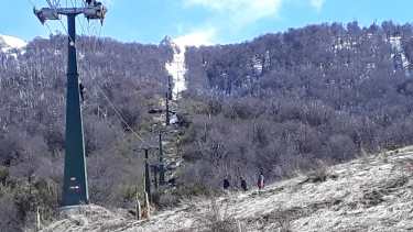 Así trabajan en este momento en la montaña (Chino Leiva)