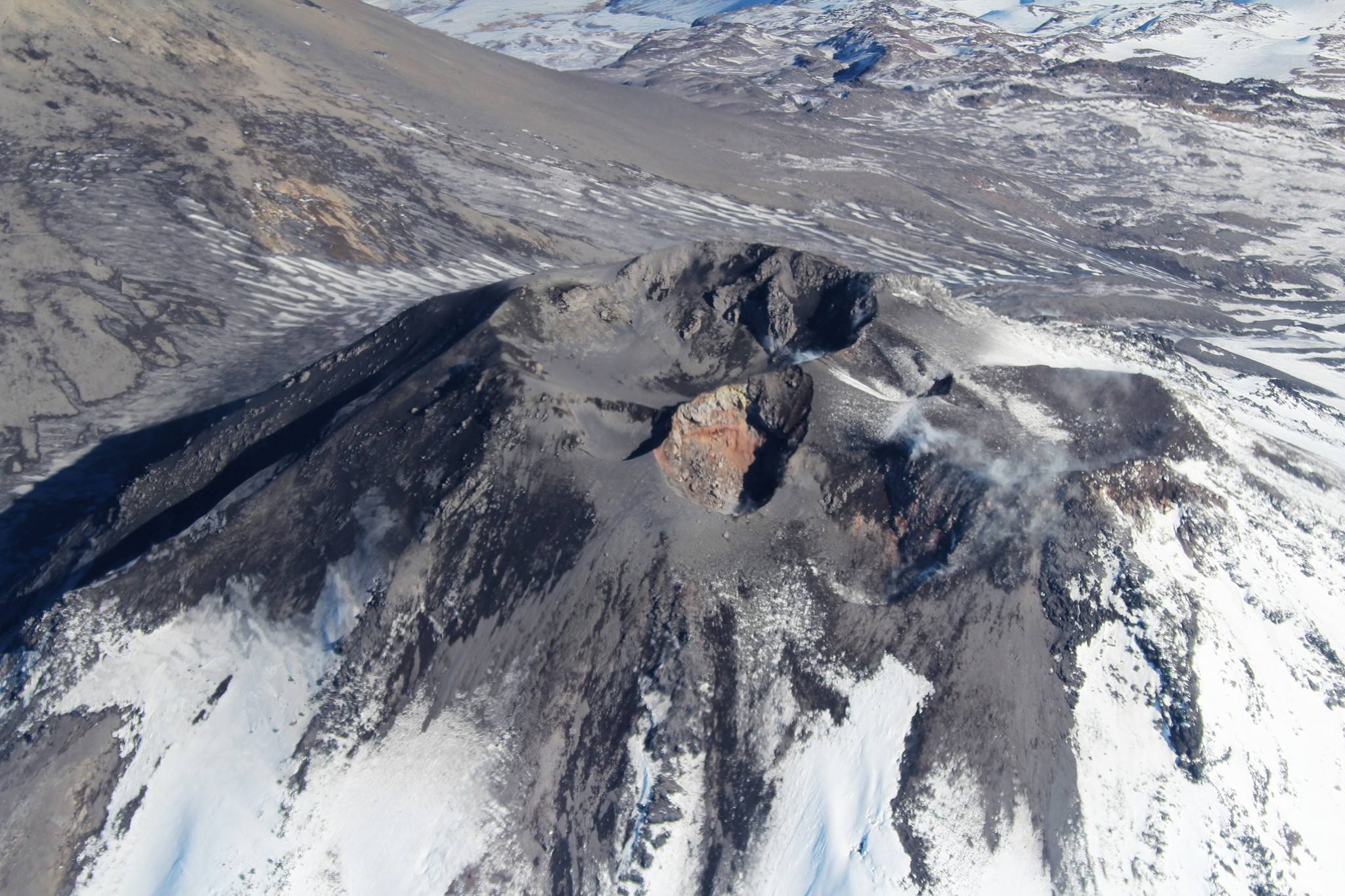 El Complejo Volcánico  Nevados del Chillán Foto: Facebook Actualidad -Volcánica