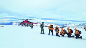 La cordillera neuquina, prueba piloto para llegar a la  Antártida
