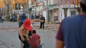 El ataque a la carnicería de Plottier, en imágenes