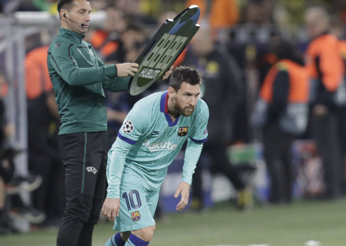 Lionel Messi, ya recuperado de su lesión en el sóleo, ingresó a falta de 20' en el Barcelona que igualó 0-0 con el Borussia Dortmund, en Alemania.