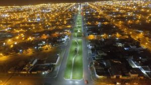 Se ampliaron las obras de reconversión de alumbrado LED en Viedma