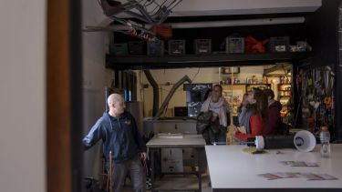 El Fab Lab funciona en una dependencia de la calle Juramento y está en riesgo de desaparecer. Foto: Marcelo Martínez