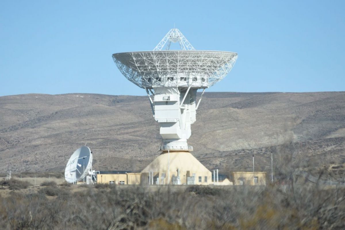 La estación de Neuquén brinda soporte a las misiones chinas de Exploración del Sistema Solar. Foto: archivo.