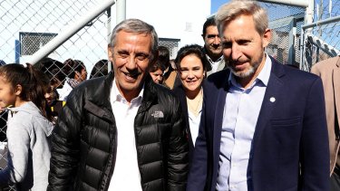 Quiroga y Frigerio. Foto: Twitter@Pechi_quiroga