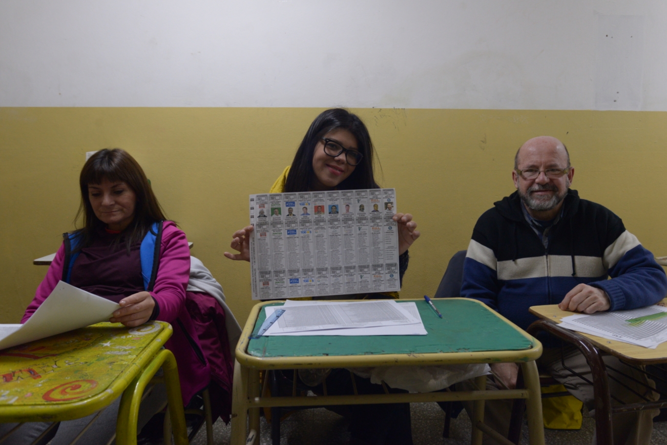 La bolta única se utiliza por tercera vez en elecciones de Bariloche. Foto: Marcelo Martínez