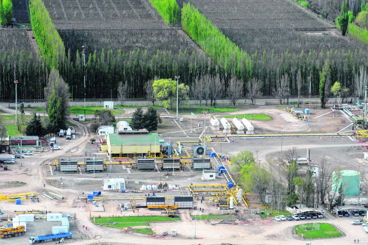 EFO es la principal productora de gas en Río Negro. Otro bloque con mucha extracción es Agua Salada. 