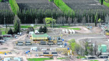 EFO es la principal productora de gas en Río Negro. Otro bloque con mucha extracción es Agua Salada. 