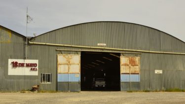 - El galpón de la firma 18 de Mayo estuvo paralizado este jueves. - (Foto: Gonzalo Maldonado)