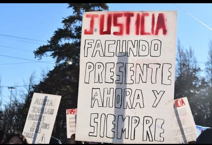 Hubo varias marchas de familiares de Facundo Guiñez para pedir justicia. (Archivo)