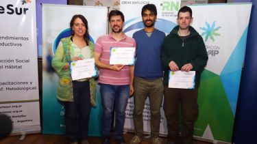 Los emprendedores ganadores de la Cordillera en el programa de emprendedores. Gentileza