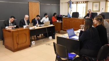 La la audiencia de este martes se desarrollaron los alegatos en el caso Rodríguez Lastra. Foto: Florencia Salto.