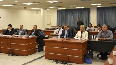 La audiencia se realizó esta tarde en la ciudad judicial. Foto: Florencia Salto