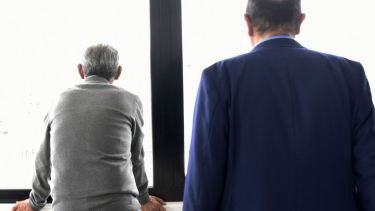 Hace poco menos de un mes el intendente Horacio Quiroga trasladó su despacho al nuevo municipio de Godoy y Novella. Foto Florencia Salto