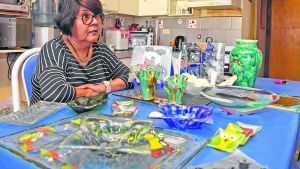 Aida, la maga  de la vitrofusión  y la cerámica