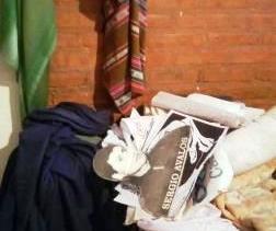 Después de los allanamientos se cuestionó que se secuestraran carteles de marchas. (Gentileza).-