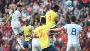 Con el roquense Mura en cancha, la selección Sub 23 venció 3-1 a Colombia